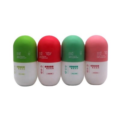 Screw Cap 180ml Empty Matte Plastic Bottles for Solid Powder Capsules Pill Container