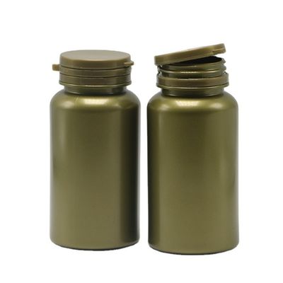 150ml PET Empty Plastic Solid Powder Medicine Chemical Bottles with Pull Ring Cap