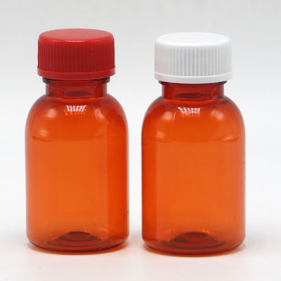 Leak-Proof PET Liquid Medicine Bottle with Cap 20ML/CC Collar Material PET