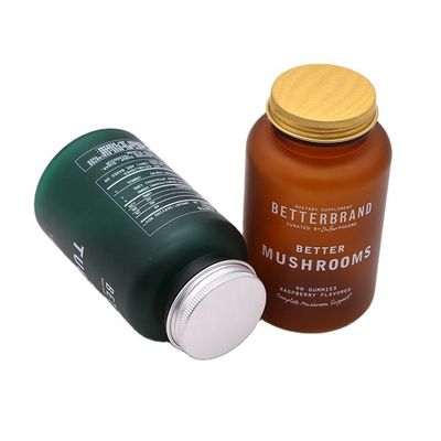 250ML Customizable PET Medical Plastic Bottle for Pill Capsule in Matte/Frosted Color