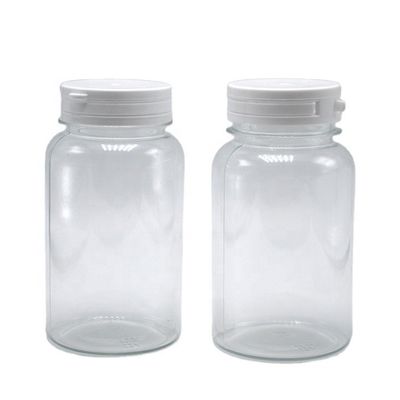 Round Shape 220ml PET Plastic Bottle with Tear-Off Cap Custom Label Printing Service