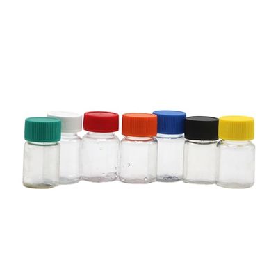 15ml Custom Service PET Plastic Pill Bottle with Child Safety Cap Recyclable BPA-free