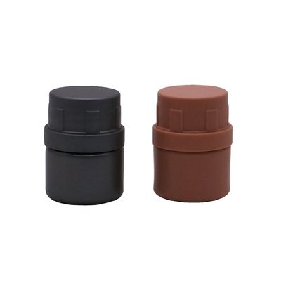 25ml White HDPE Empty Refillable Solid Medicine Capsule Bottle for Chemical Powder