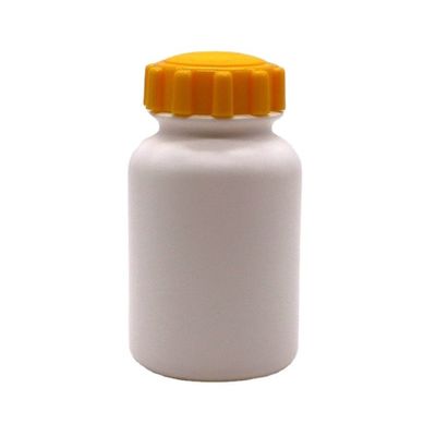 300cc HDPE Round Plastic Capsule Bottle with Screw Cap for Medicine Supplement Tablet