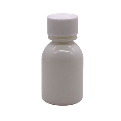 HDPE Plastic Type 60mL/2oz White Opaque Sealed Anti-Ulrraviolet Liquid Medicine Containers