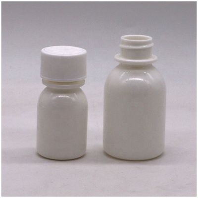 HDPE Plastic Type 60mL/2oz White Opaque Sealed Anti-Ulrraviolet Liquid Medicine Containers