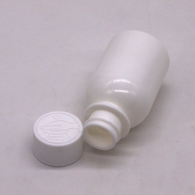 HDPE Plastic Type 60mL/2oz White Opaque Sealed Anti-Ulrraviolet Liquid Medicine Containers