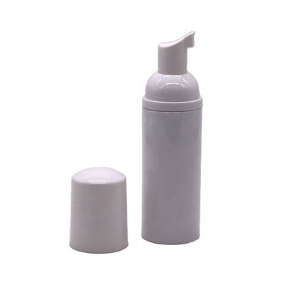 White Plastic Foaming Bottles Pump for PET Facial Cleanser Mousse Foam Dispenser Bottle