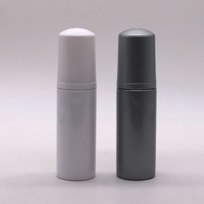 White Plastic Foaming Bottles Pump for PET Facial Cleanser Mousse Foam Dispenser Bottle