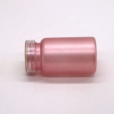 100cc PET Frosted Plastic Medicine Pill Bottle with Child Safety Cap Customized Color