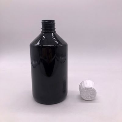 PET Collar Material Liquid Medicine Vitamin Supplement Container with Child Resistant Cap