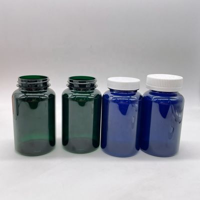 Customized Color Label Stickers PET Plastic 225ml 7.5oz Medicine Container with Cap