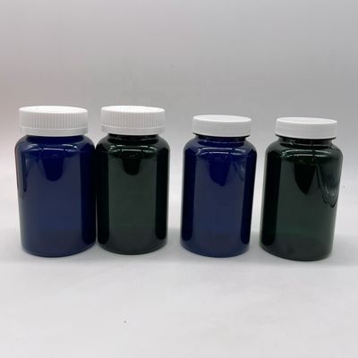 Customized Color Label Stickers PET Plastic 225ml 7.5oz Medicine Container with Cap