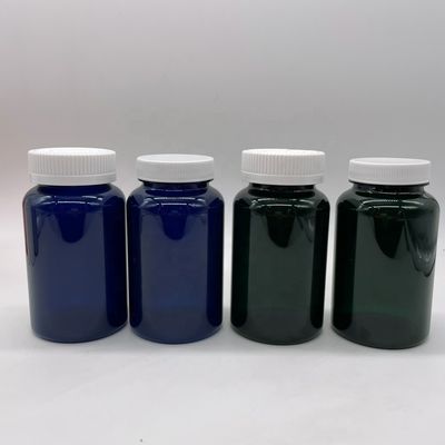 Customized Color Label Stickers PET Plastic 225ml 7.5oz Medicine Container with Cap
