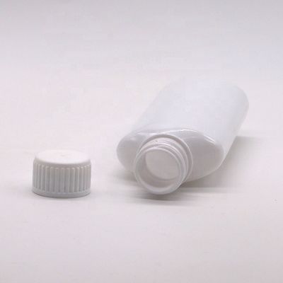 Customized Printing PET Mouthwash Bottle 200mL with White Cap and Printed Cap