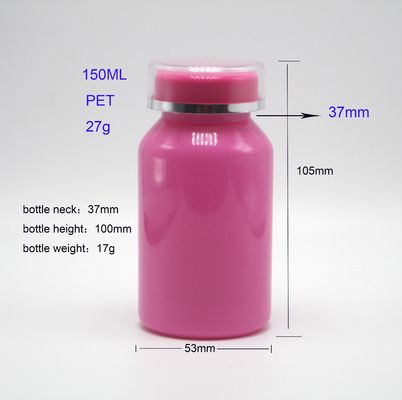 Customized Logo 150mL PET Plastic Bottle for Industrial Surface Packing and Pill