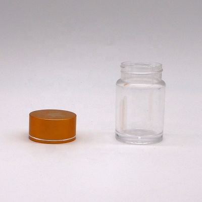 Pharmacy Medicine Tablets Container 30mL PS Bottle with Aluminum Cap and Custom Color