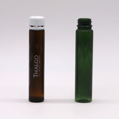 Tamper Proof Cap 1oz/30ml PET Green Brown Oral Liquid Plastic Bottle for Medical Packaging