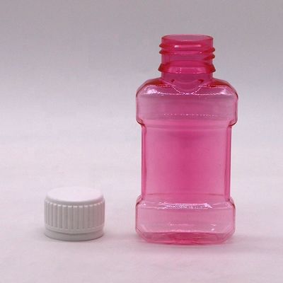 Customized Color Printing 75mL PET Plastic Bottle for Mouth Wash Liquid Travel Size