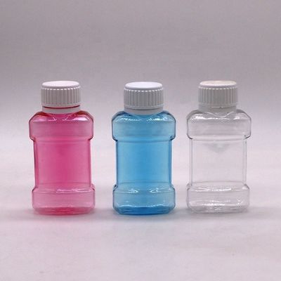 Customized Color Printing 75mL PET Plastic Bottle for Mouth Wash Liquid Travel Size