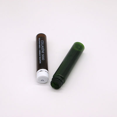 Tamper Proof Cap 1oz/30ml PET Green Brown Oral Liquid Plastic Bottle for Medical Packaging