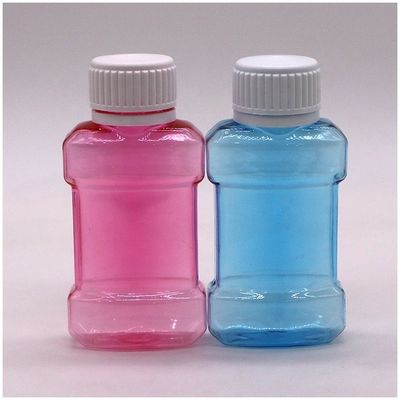 Customized Color Printing 75mL PET Plastic Bottle for Mouth Wash Liquid Travel Size