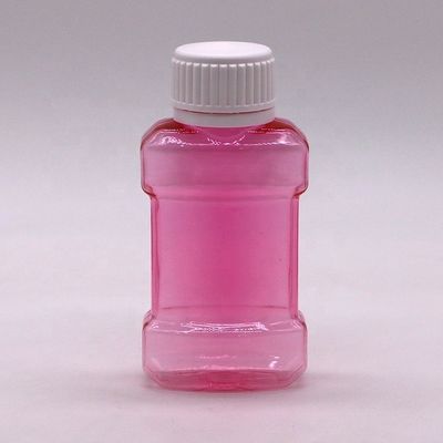 Customized Color Printing 75mL PET Plastic Bottle for Mouth Wash Liquid Travel Size