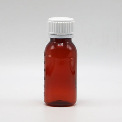 Tamper Proof Cap PET 2OZ 60ml Cough Syrup Bottle for Oil Lubricating Storage Container