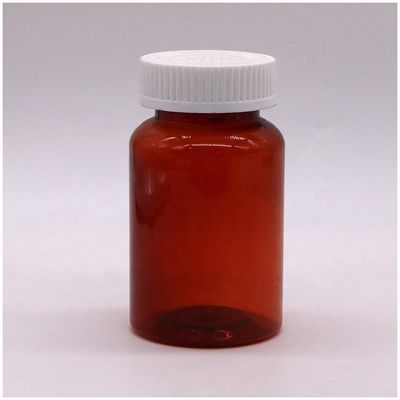 SCREW CAP 200mL PET Bottle for Transparent Cylinder Shape Supplement Medicine Container