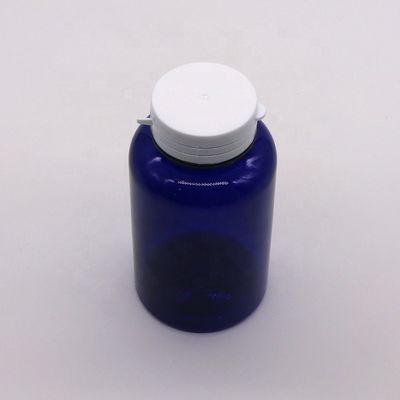 Pull-Ring Sealing Type 200cc Round PET Plastic Bottle for Capsule Supplement