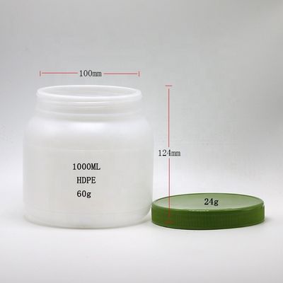 Customized 1L/33oz HDPE Honey Jar Empty Container for Food Pump/Sprayer Cap Included
