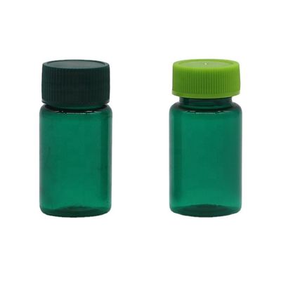Collar Material PET 20ml/CC Liquid Medicine Bottle with Cap