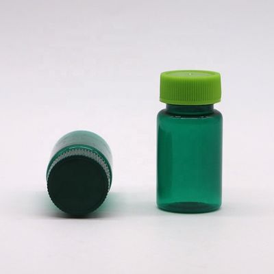 20ML/CC PET Transparent Plastic Liquid Vials with Caps in Custom Color and Round Shape