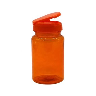 150ML PET Customize Color Capsule Bottle with Flip Top Cap Biodegradable Medicine Bottle
