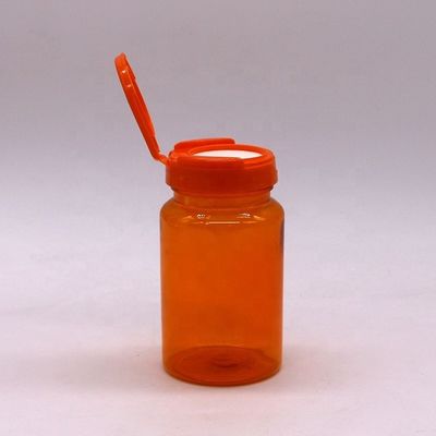 150ML PET Customize Color Capsule Bottle with Flip Top Cap Biodegradable Medicine Bottle