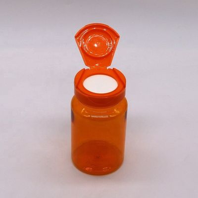 150ML PET Customize Color Capsule Bottle with Flip Top Cap Biodegradable Medicine Bottle