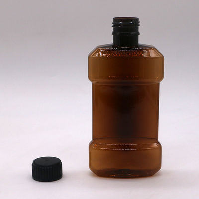 Customizable Color 250ml PET Liquid Mouthwash Plastic Bottle Sealing Type SCREW CAP