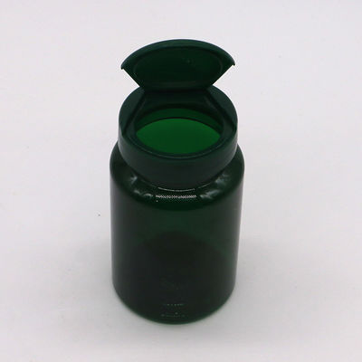 PET 150ml Bottle Wide Mouth Plastic Empty Bottles 5oz Capsule Containers with Flip Cap