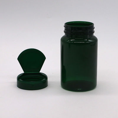PET 150ml Bottle Wide Mouth Plastic Empty Bottles 5oz Capsule Containers with Flip Cap