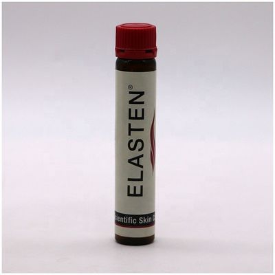 Food Grade 25ml/25cc Slim Smooth Amber/Coffee Plastic Oral Liquid Bottle with Tamper Proof Cap