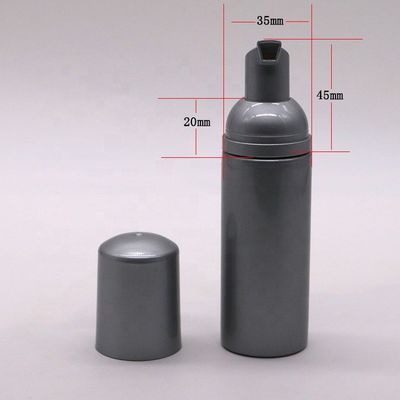 Plastic Packaging Mini Travel Bottle 50ml PET Mousse Foam Bottle with Customized Logo