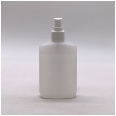 120ml HDPE Flat Square Cosmetic Bottle with Custom Color and Spiral Flip-Over Lid