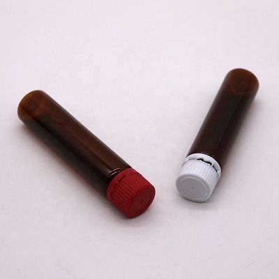 PET Plastic Oral Liquid Bottle 20ML/20CC Tamper Proof Cap for Health Care Products
