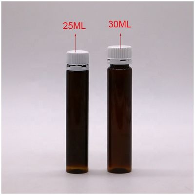 PET Plastic Oral Liquid Bottle 20ML/20CC Tamper Proof Cap for Health Care Products