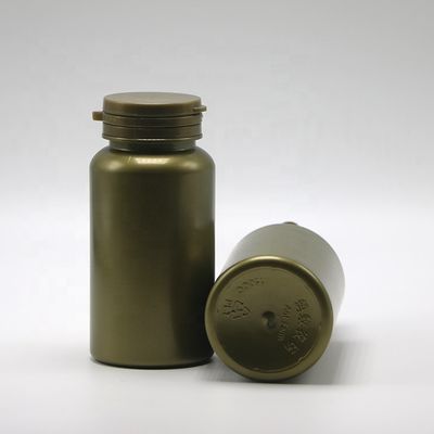 150ml PET Empty Plastic Solid Powder Medicine Chemical Bottles with Pull Ring Cap