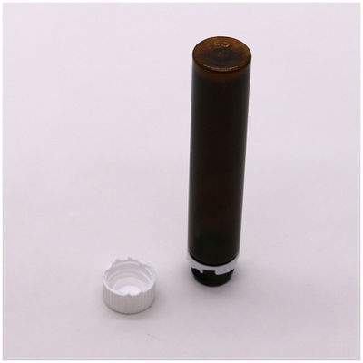 20ML/20CC Slim Smooth Amber Plastic Oral Liquid Bottle with Tamper Proof Cap For in Liquid Medicine