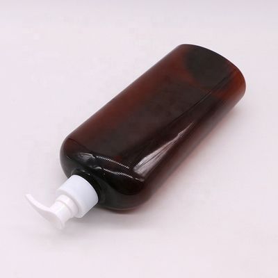Screw Cap 750ml PET Customizable Color Shampoo/Lotion Bottle For Cream Printing Material