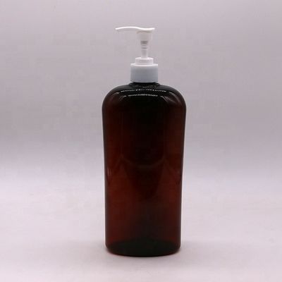 Screw Cap 750ml PET Customizable Color Shampoo/Lotion Bottle For Cream Printing Material
