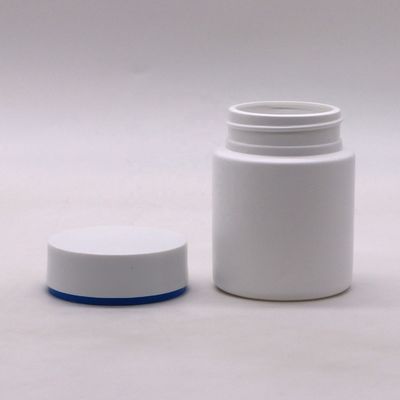 100ml HDPE Plastic Medicine Bottle Straight Round Jar for Capsule Tablets Holder