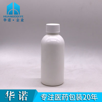 Customized Labels 200ml HDPE Empty Oral Liquid Bottle for Syrup and Mouthwash